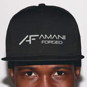 AF² White Stitched Snapback - Shop Amani