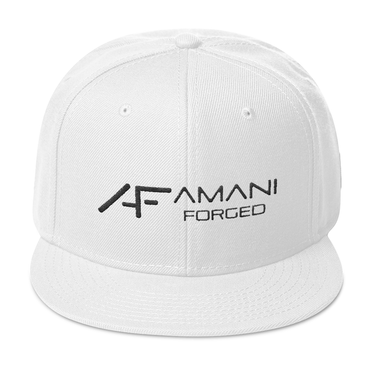 AF² Black Stitched Snapback - Shop Amani